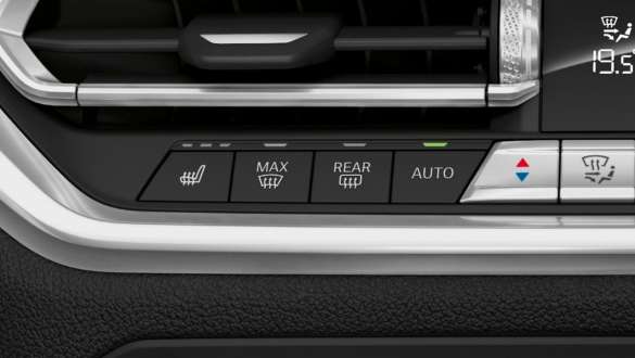 BMW Série 3 Sedan, Automate My Habits. Imagem ampliada frontal da cabine do BMW Série 3 Sedan com o Automate My Habits.