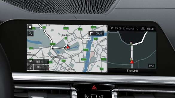 BMW Live Cockpit Professional, BMW Série 3 Berlina, versão M, G80, G20 BMW Série 3 Berlina, versão M, G80, G20, BMW Live Cockpit Professional, visor de controlos no interior