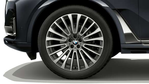 Detalhes das rodas de 22 polegadas da BMW X7 2020 / 2021 Detalhes das rodas de 22 polegadas da BMW X7 2020 / 2021