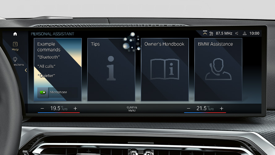 BMW Intelligent Personal Assistant BMW Série 3 Sedan, LCI, G20, BMW Intelligent Personal Assistant