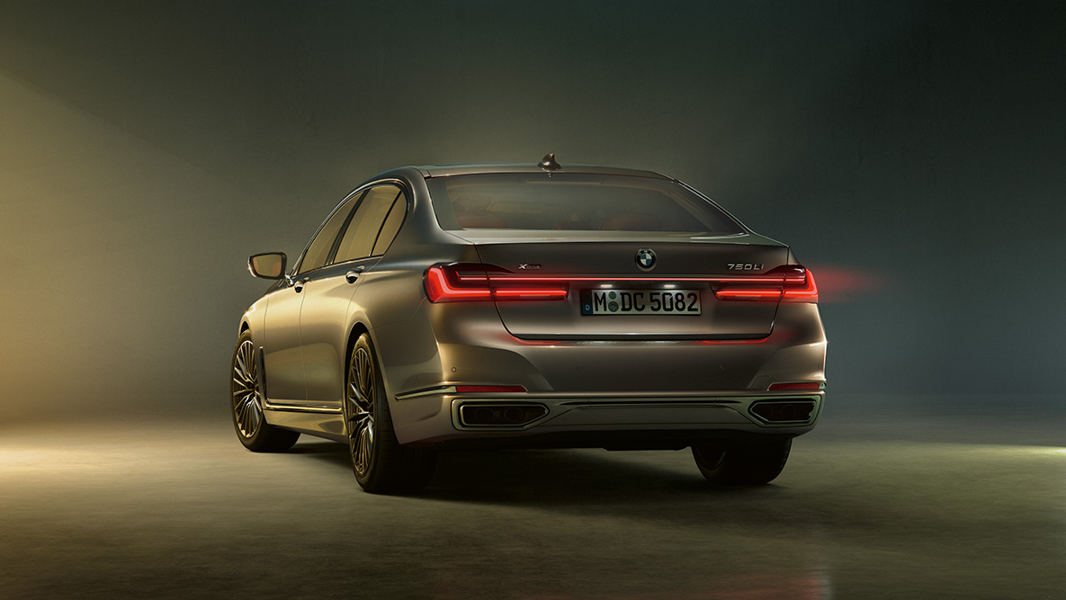 O conceito de luz do BMW Série 7 Sedan O conceito de luz: vista traseira do BMW Série 7 Sedan