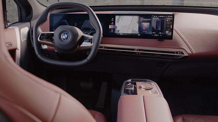 Vídeo dos pontos em destaque no interior do SUV elétrico BMW iX i20 Vídeo dos pontos em destaque no interior do SUV elétrico BMW iX i20 2021