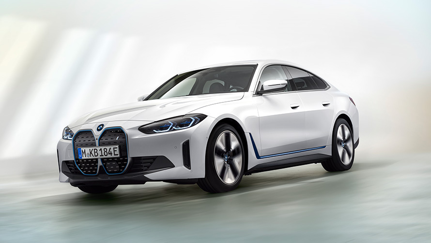 BMW i4, 2021, G26, imagem 2 BMW i4, 2021, G26, Gran Coupé totalmente elétrico, automóvel elétrico, Stage, imagem 2