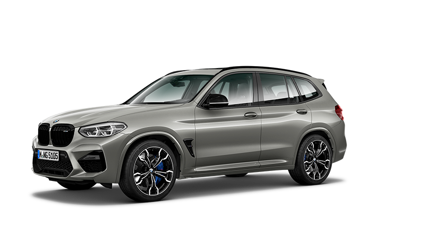 BMW M Series BMW X3 M F97 three-quarter side view BMW M Series BMW X3 M F97 three-quarter side view