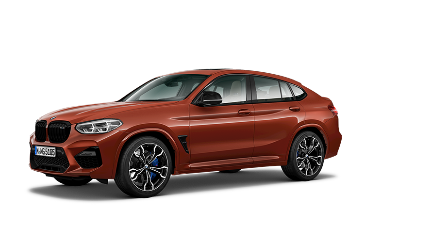 BMW M Series BMW X4 M F98 three-quarter side view BMW M Series BMW X4 M F98 three-quarter side view
