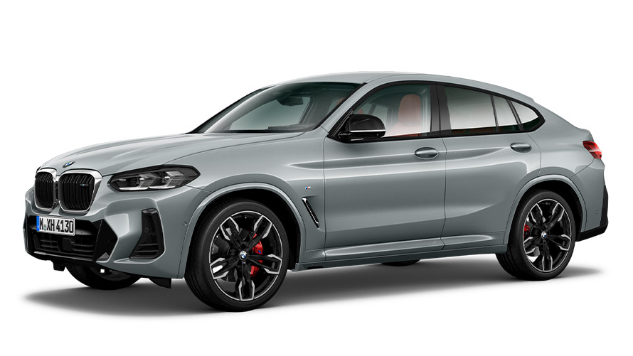 BMW X modelo BMW X4 G02 visão lateral 3/4 BMW X modelo BMW X4 G02 visão lateral 3/4