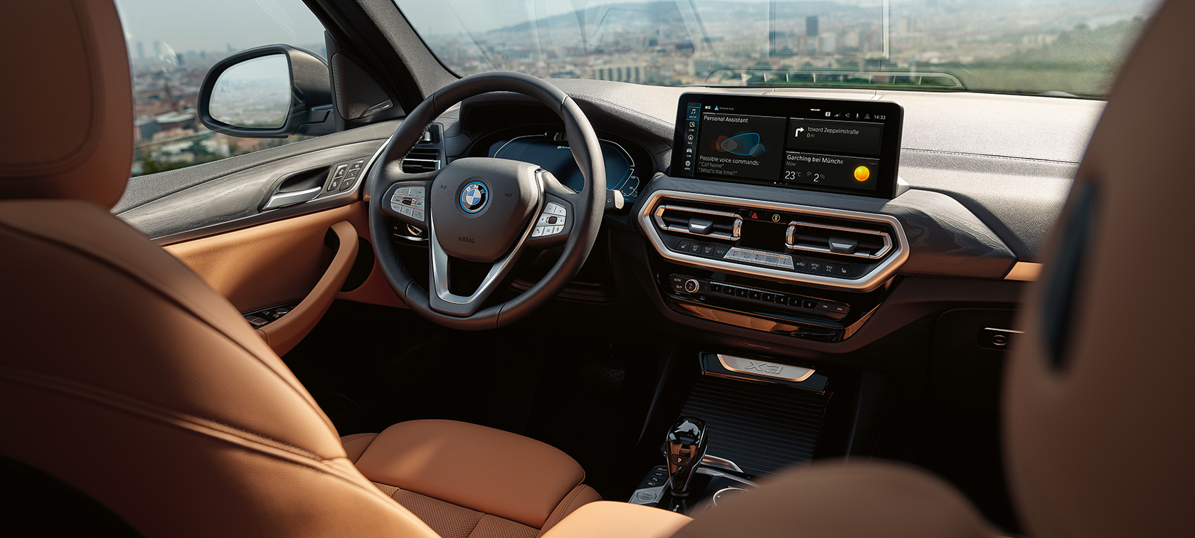 O destaque de design do BMW X3 G01 2021 no estofamento Sensatec Cognac O destaque de design do BMW X3 G01 2021 no estofamento Sensatec Cognac