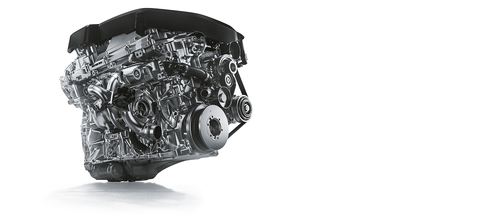 Motor do BMW X5 O motor a diesel BMW TwinPower Turbo de 6 cilindros em linha do BMW X5