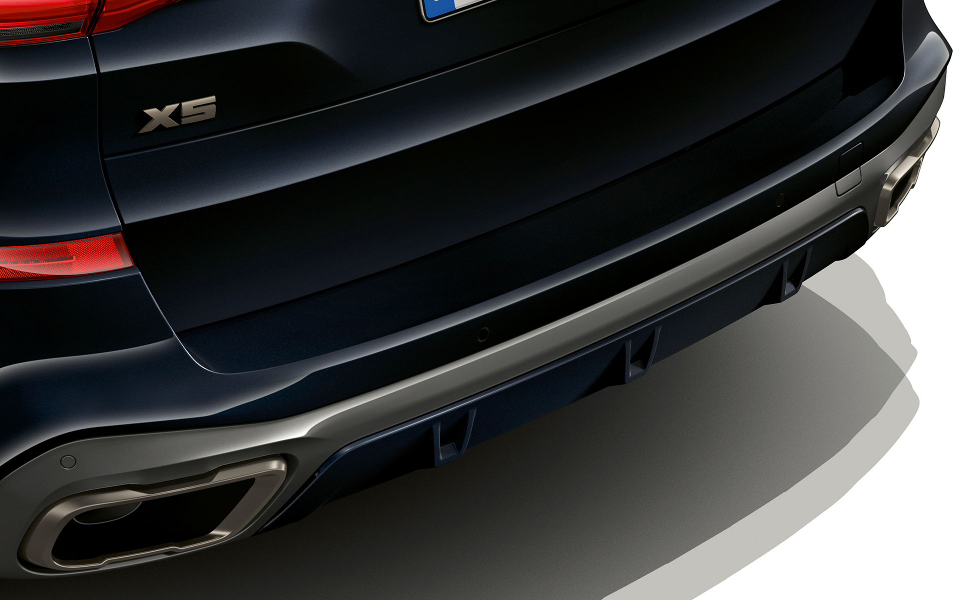 Unidade de exaustão BMW X5 M50d Unidade de escape M Sport e difusor do BMW X5 M50d
