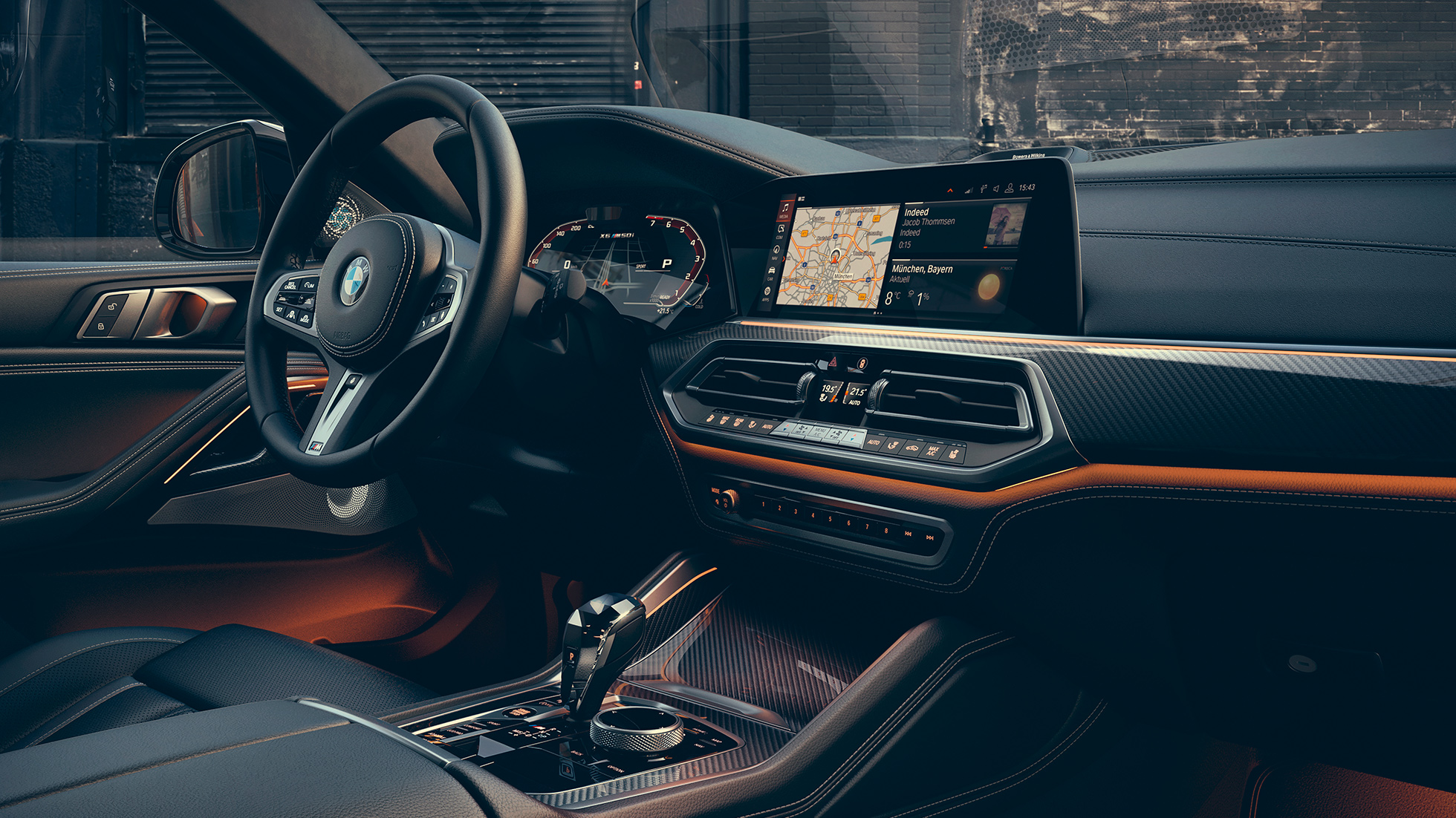 Interior do BMW X6. Interior do BMW X6.