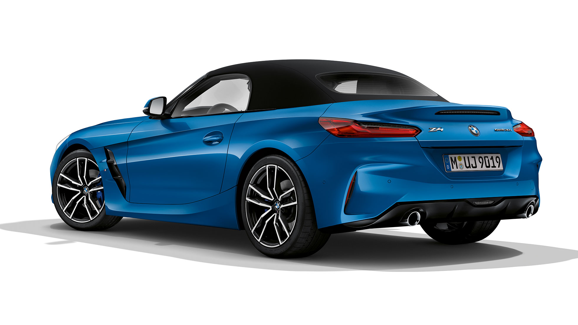 BMW Z4 Roadster Modelo M Sport BMW Z4 Roadster Modelo M Sport, vista traseira a 45 graus