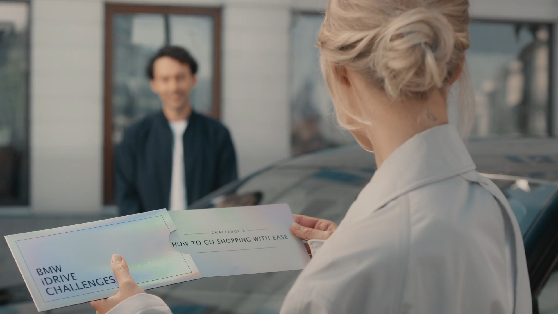 BMW iDrive Challenge Shopping BMW iDrive Challenge Shopping G70 envelope com desafio