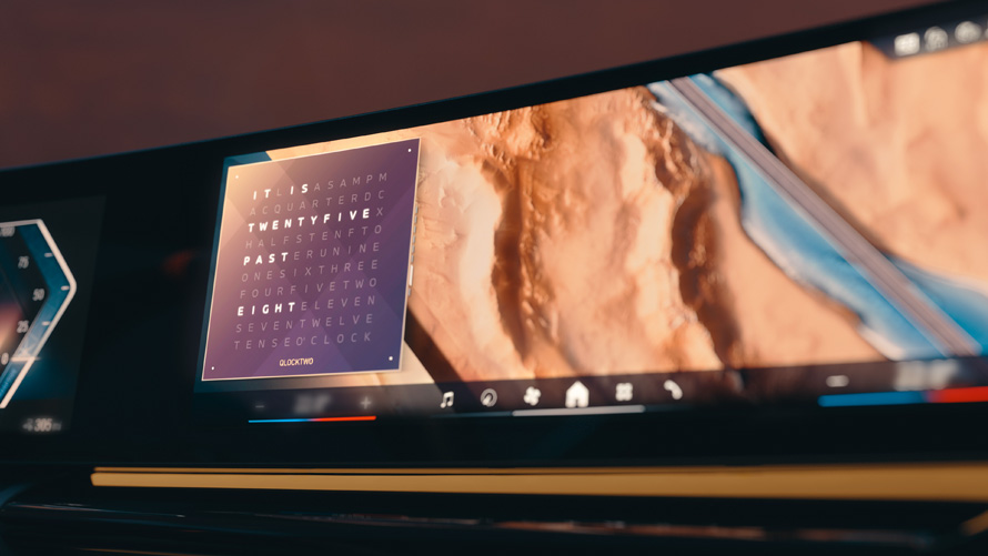 Atualização Remota de Software, animação de luz de boas-vindas Atualização Remota de Software, animação de luz de boas-vindas, vista traseira do BMW