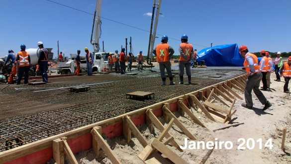 Construção - Janeiro 2014 Construção - Janeiro 2014